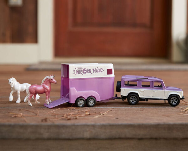 Unicorn Magic Land Rover & Tag-A-Long Trailer ©